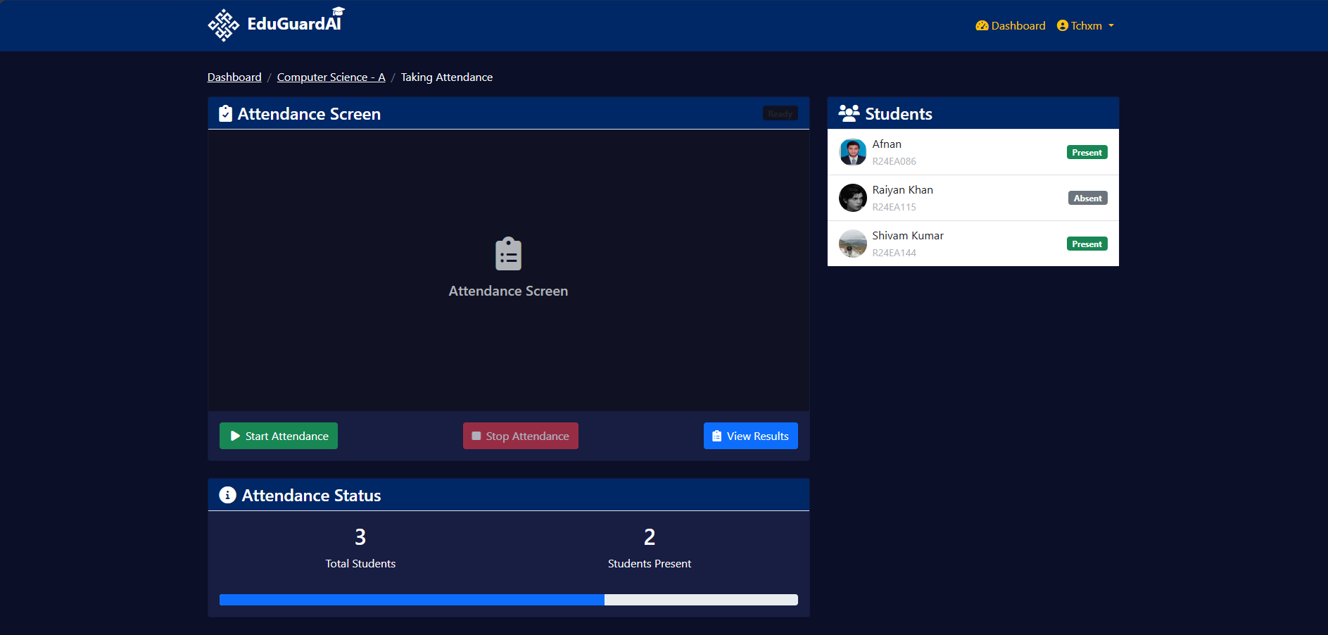 EduGuard AI student management